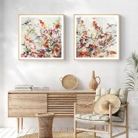 Wall Art Prints - Coming Spring Square Size 2 sets - Canvas Prints-Poster Prints