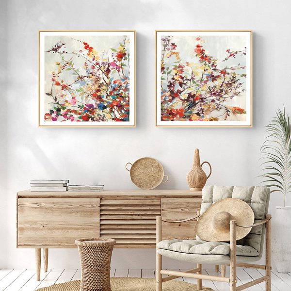 Wall Art Prints - Coming Spring Square Size 2 sets - Canvas Prints-Poster Prints