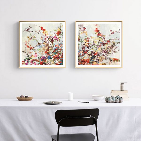 Wall Art Prints - Coming Spring Square Size 2 sets - Canvas Prints-Poster Prints - Image 2