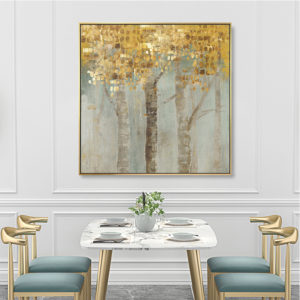 Wall Art - Golden Leaves B - Canvas Prints-Poster Prints