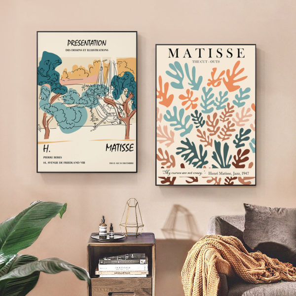 Wall art - Matisse Wall Art 2 sets II - Canvas Prints- Poster Prints
