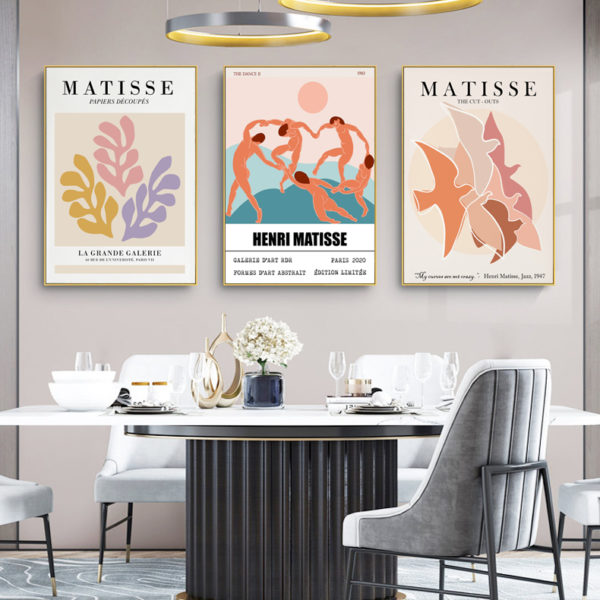 Wall Art  - Matisse Wall Art 3 sets II- Poster Prints -Canvas Prints
