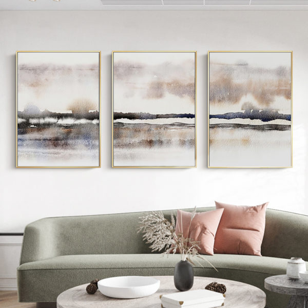 Wall Art  - Watercolor Sea And Sky 3 sets - Poster Prints -Canvas Prints - Image 2