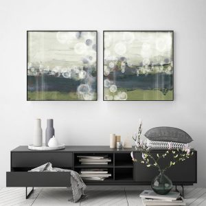 Wall Art - Horizon Spheres By Goldberger Jennifer (2 sets)- Canvas Prints-Poster Prints