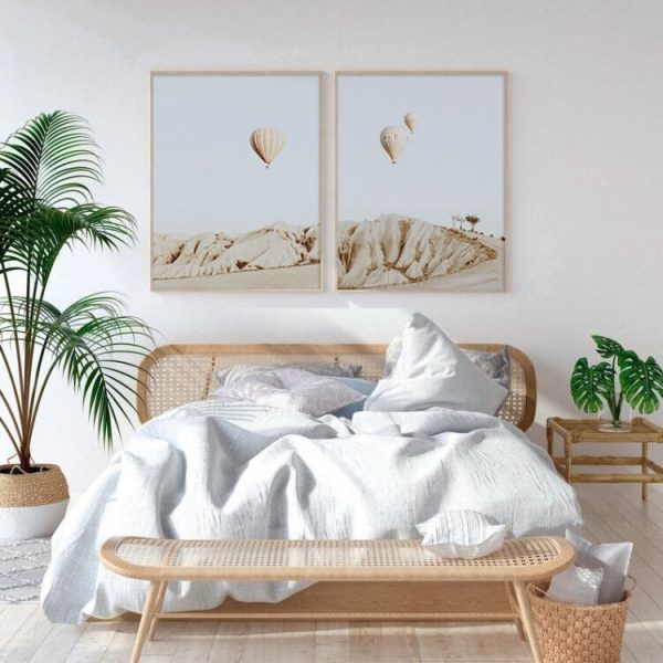 Wall art - Hot Air Balloon 2 sets II - Canvas Prints- Poster Prints