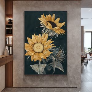 Wall Art - Sunflowers - Canvas Prints-Poster Prints