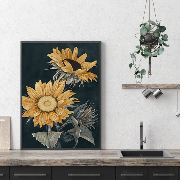 Wall Art - Sunflowers - Canvas Prints-Poster Prints - Image 2