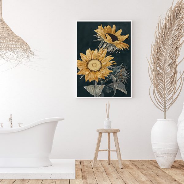 Wall Art - Sunflowers - Canvas Prints-Poster Prints - Image 3