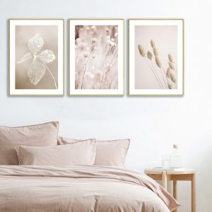 Wall Art  - Dried Grass 3 sets - Poster Prints -Canvas Prints