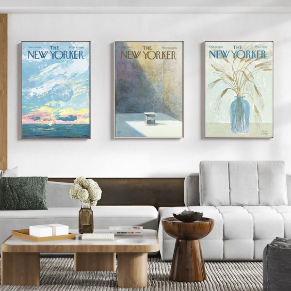 Wall Art  - The New Yorker 3 sets - Poster Prints -Canvas Prints