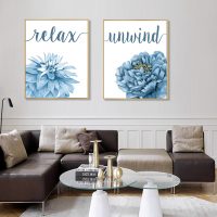 Wall art - Relax And Unwind 2 sets- Canvas Prints- Poster Prints - Image 2