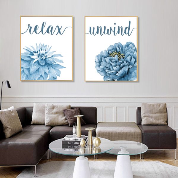 Wall art - Relax And Unwind 2 sets- Canvas Prints- Poster Prints - Image 2