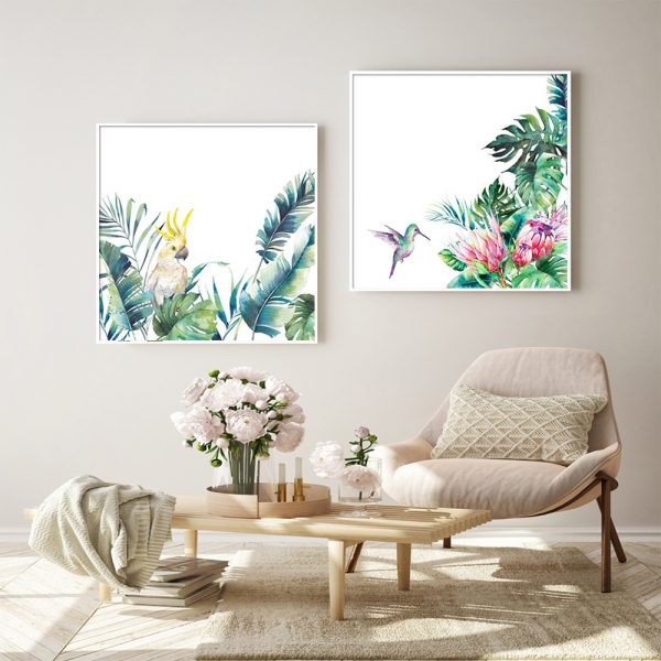 Wall Art - Forest Birds (2 sets)- Canvas Prints-Poster Prints