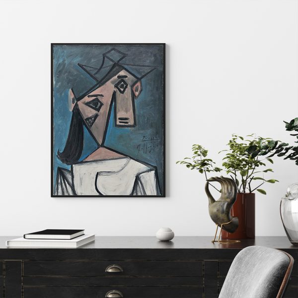 Wall Art - Head Of A Woman By Pablo Picasso - Canvas Prints-Poster Prints - Image 3