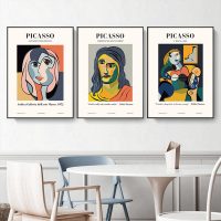 Wall Art - Abstract Figures By Pablo Picasso ( 3 sets )- Poster Prints -Canvas Prints - Image 2