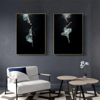 Wall art - Underwater Dancer (2 sets)- Canvas Prints- Poster Prints - Image 2
