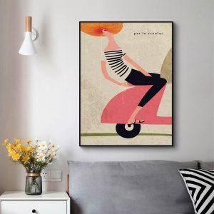 Wall Art - Scooter - Canvas Prints-Poster Prints