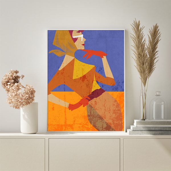 Wall Art - Modern Lady - Canvas Prints-Poster Prints