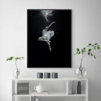 Wall Art - Underwater Dancer Style A - Canvas Prints-Poster Prints - Image 3