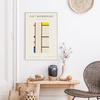 Wall Art -Abstract Artworks by Piet Mondrian ( 3 sets )- Poster Prints -Canvas Prints - Image 4
