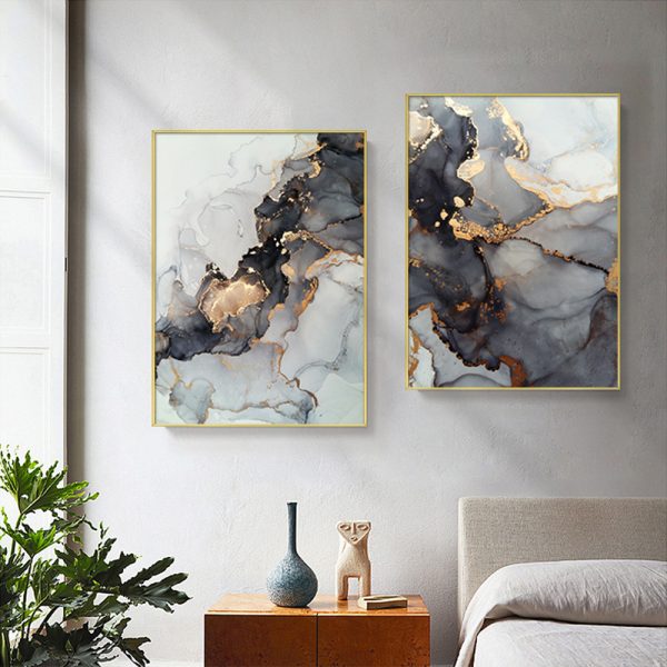 Wall art - Black Splash (2 sets)- Canvas Prints- Poster Prints