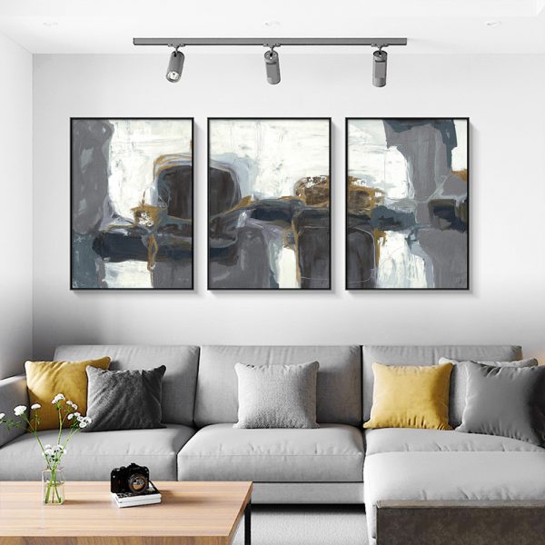 Wall Art - Grey Blush ( 3 sets )- Poster Prints -Canvas Prints