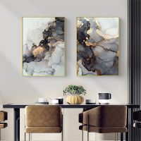 Wall art - Black Splash (2 sets)- Canvas Prints- Poster Prints - Image 2