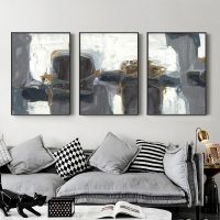 Wall Art - Grey Blush ( 3 sets )- Poster Prints -Canvas Prints - Image 3