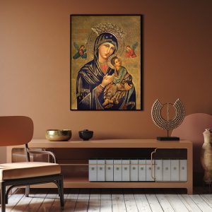 Wall Art - Our Lady Of Perpetual Help Virgin Mary - Canvas Prints-Poster Prints
