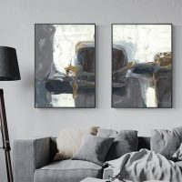 Wall art - Grey Blush 2 sets I- Canvas Prints- Poster Prints - Image 3