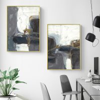 Wall art - Grey Blush 2 sets I- Canvas Prints- Poster Prints