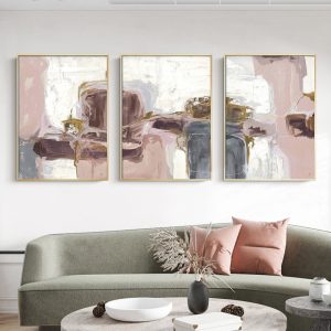 Wall Art - Pink Blush ( 3 sets )- Poster Prints -Canvas Prints