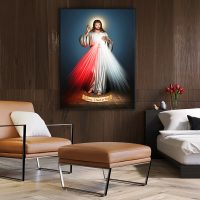 Wall Art - Jesus Divine Mercy I Trust In You- Canvas Prints-Poster Prints - Image 2