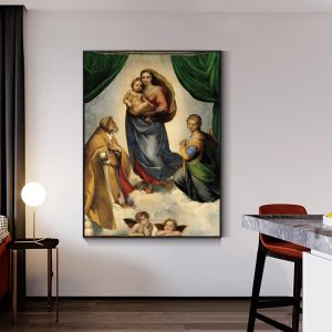 Wall Art - Sistine Madonna By Raphael - Canvas Prints-Poster Prints