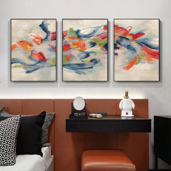Wall Art - Abstract Moving ( 3 sets )- Poster Prints -Canvas Prints - Image 2