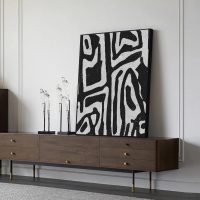 Wall Art - Abstract Black - Canvas Prints-Poster Prints - Image 2