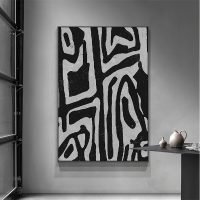 Wall Art - Abstract Black - Canvas Prints-Poster Prints - Image 4