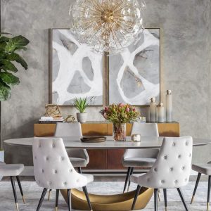 Wall art - Abstract Grey Milk (2 sets)- Canvas Prints- Poster Prints