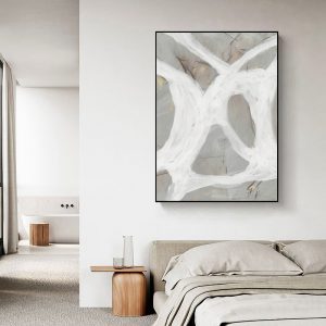 Wall Art - Abstract Grey Milk I - Canvas Prints-Poster Prints