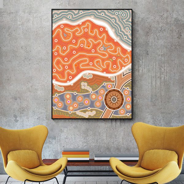 Wall Art - Red River - Canvas Prints-Poster Prints - Image 2