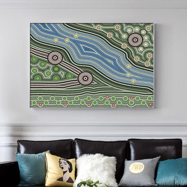 Wall Art - Blue Valley - Canvas Prints-Poster Prints