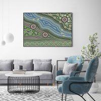 Wall Art - Blue Valley - Canvas Prints-Poster Prints - Image 2