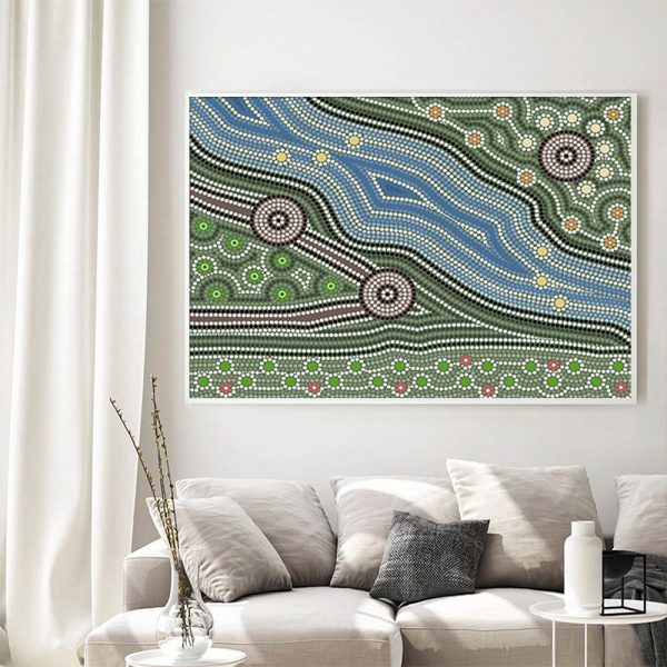 Wall Art - Blue Valley - Canvas Prints-Poster Prints - Image 3