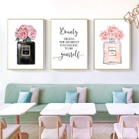 Wall Art - Perfume Bottle ( 3 sets )- Poster Prints -Canvas Prints - Image 2