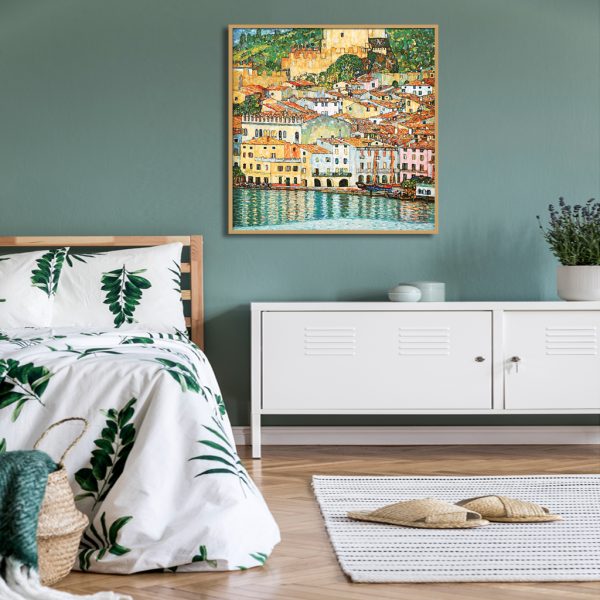 Wall Art - Malcesine On Lake Garda 1913  II by Gustav Klimt - Image 2