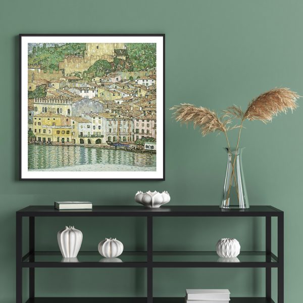 Wall Art - Malcesine On Lake Garda 1913 by Gustav Klimt - Canvas Prints-Poster Prints - Image 2