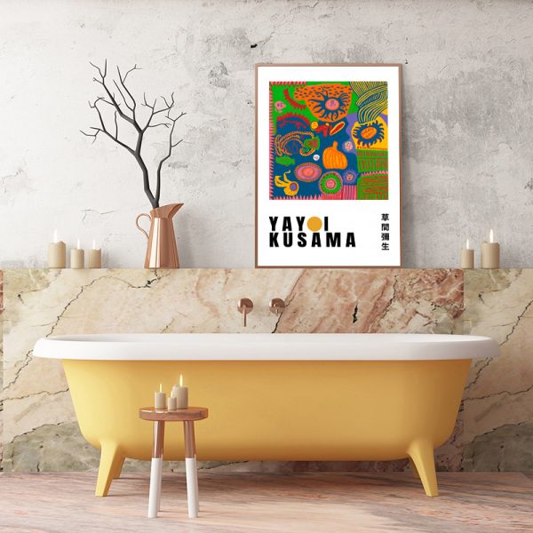 Wall Art By Yayoi Kusama ( 3 sets )- Poster Prints - Canvas Prints - Image 3