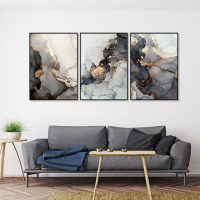 Wall Art - Black Splash ( 3 sets )- Poster Prints -Canvas Prints - Image 2