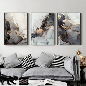 Wall Art - Black Splash ( 3 sets )- Poster Prints -Canvas Prints