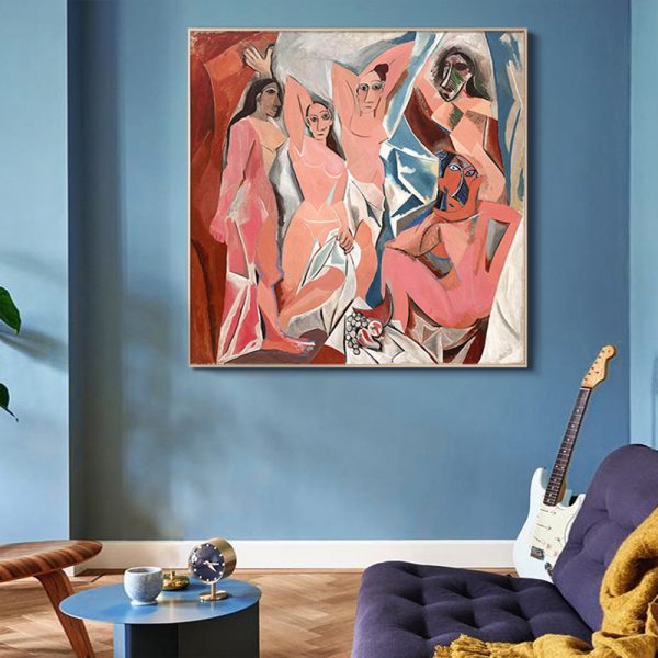 Wall Art - Les Demoiselles d'Avignon By Pablo Picasso - Canvas Prints-Poster Prints - Image 3